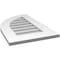 Ekena Millwork Quarter Round Top Left Surface Mount PVC Gable Vent w/ 3-1/2"W x 1"P Standard Frame, 16"W x 26"H GVPQL16X2601SN - alternate 3
